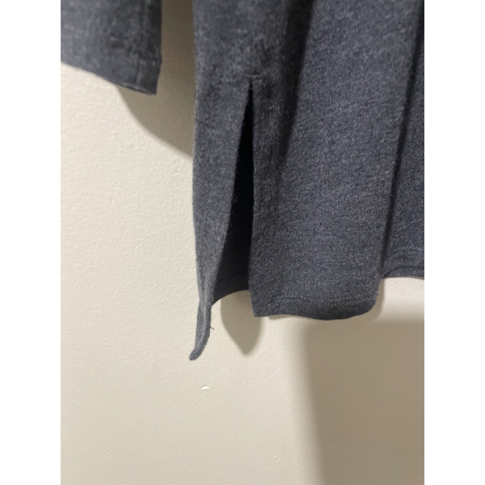 Eileen Fisher Medium Grey Long Sleeve Tunic Tencel Minimalistic Lagenlook Capsul - Picture 4 of 5
